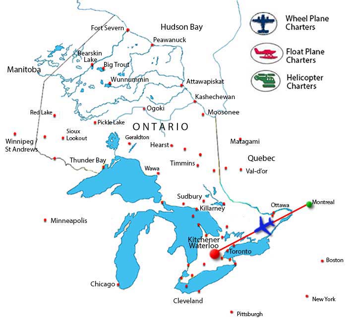 Kitchener / Waterloo Charter Flights Mont Tremblant